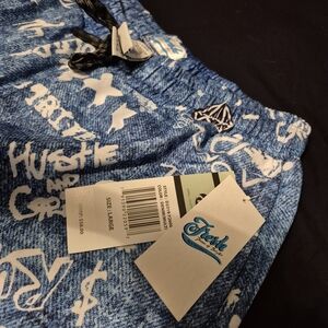 Fresh by Darell Blue Graphic Lounge Shorts